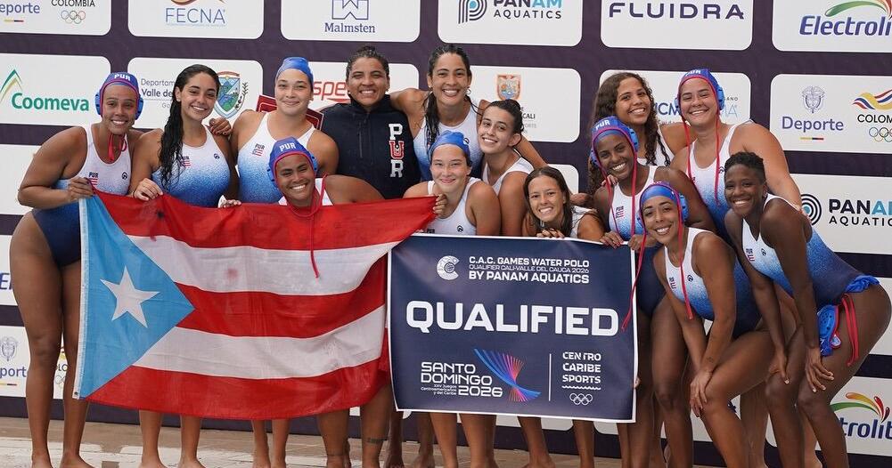 Puerto Rico conquista doble plata en polo acuático en clasificatorio regional
