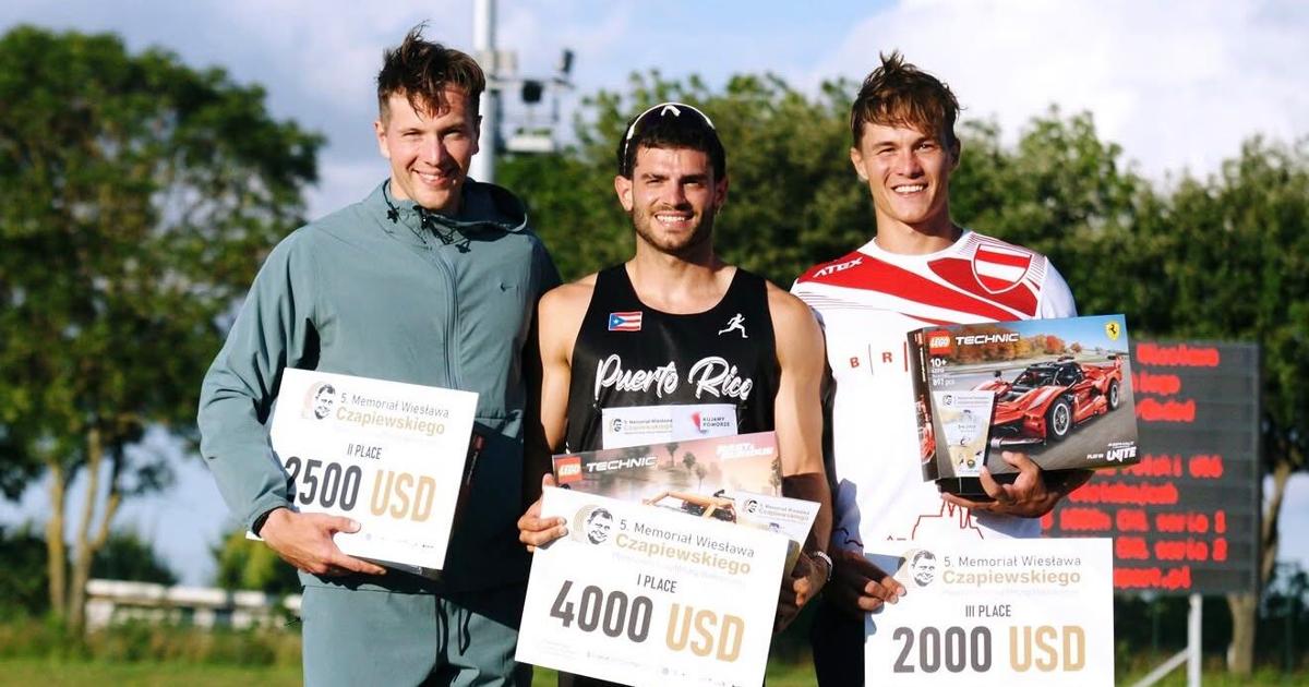 Yariel Soto impone marca personal de 8,124 puntos y gana título en Polonia
