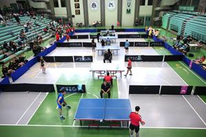 Imagen de la cobertura de: Ocho universidades buscan avanzar a semifinales del tenis de mesa de la LAI