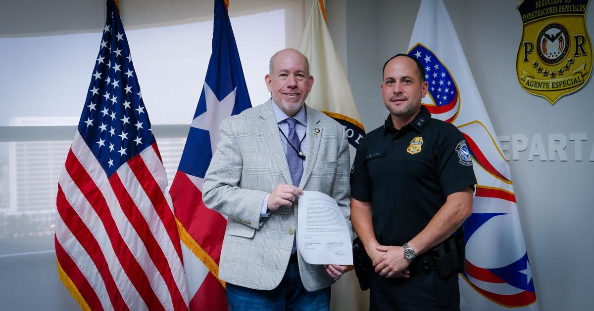 DSP y Protección Fronteriza formalizan acuerdo para fortalecer inteligencia en Puerto Rico
