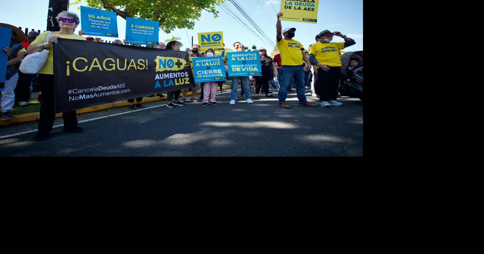Protestan contra aumento en la luz propuesto para el pago de bonistas ...