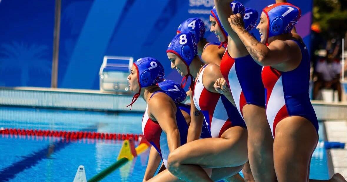 Puerto Rico femenino de polo acuático vence a Colombia 11-10 en Santo Domingo 2026