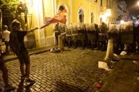 violencia en marcha