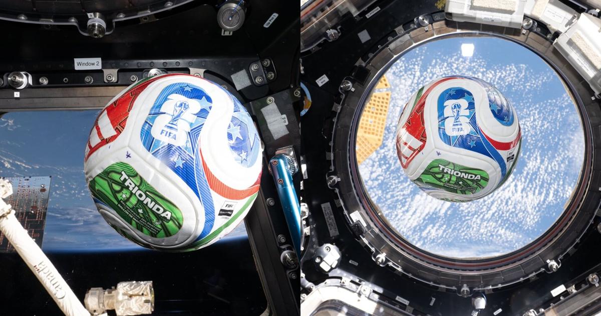 NASA experimenta con el balón oficial del Mundial 2026 en la Estación Espacial Internacional