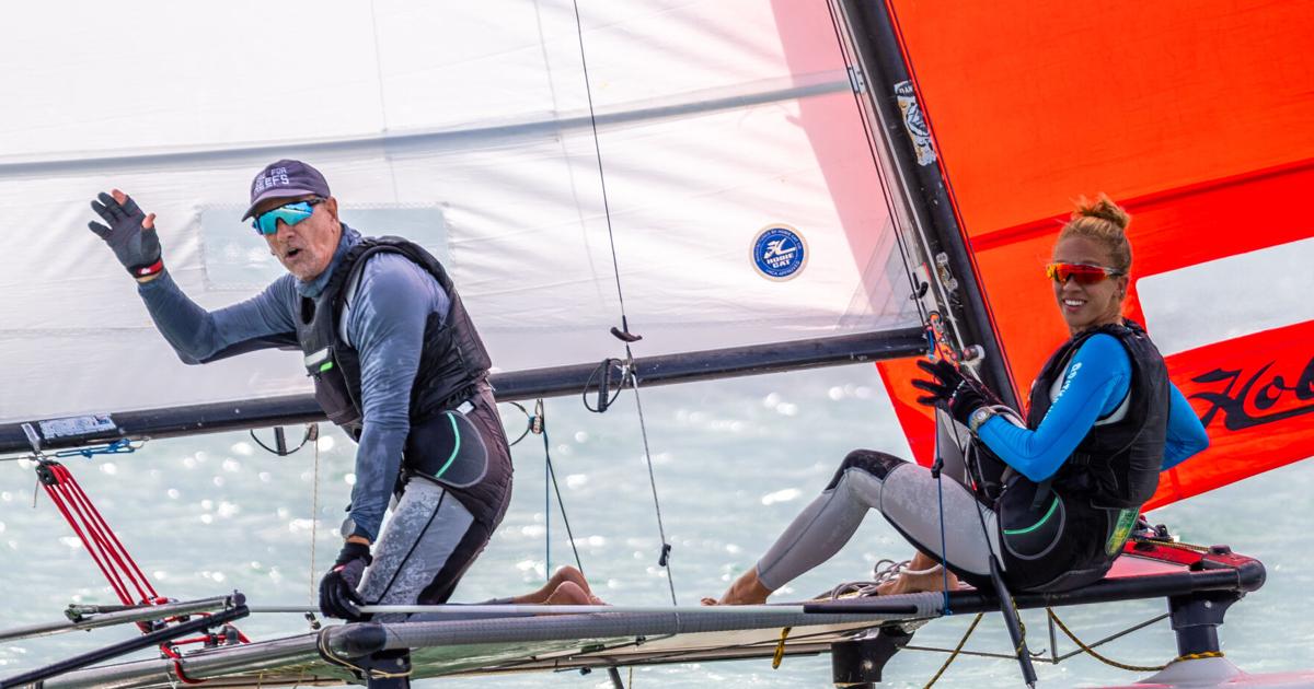 Quique Figueroa y su hija Paula compiten juntos en vela en los Juegos de Santo Domingo 2026