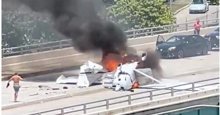 Una avioneta cae en un puente que da acceso a Miami Beach | Otros ...