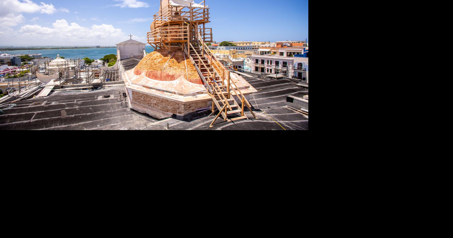 Renovación de la Catedral de San Juan expone domo original de 1850 y dejará planos históricos