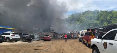 Se registra incendio en planta recicladora de Vega Baja