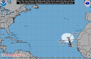 Imagen del artículo de El Vocero: Se forma la tormenta tropical Gonzalo cerca de la costa de África