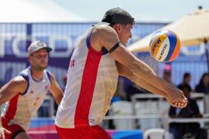 Imagen del artículo de El Vocero: Puerto Rico asegura sus dos semifinales en el voleibol de playa