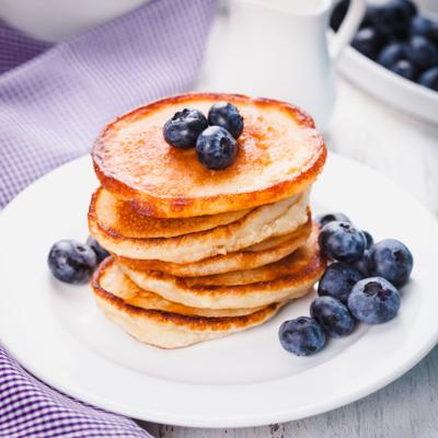 Pancakes con blueberry