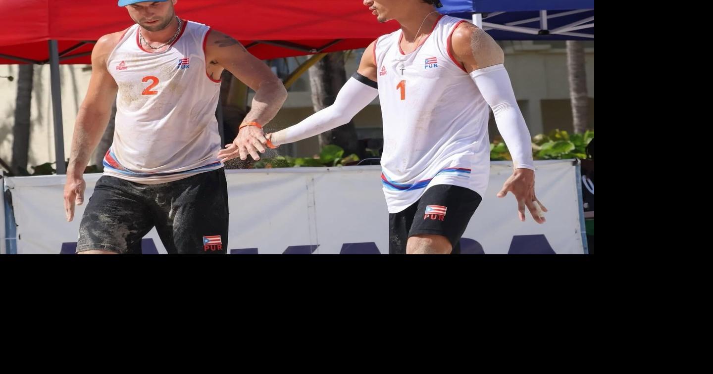Puerto Rico sigue invicto en voleibol de playa masculino en Juegos CAC 2026