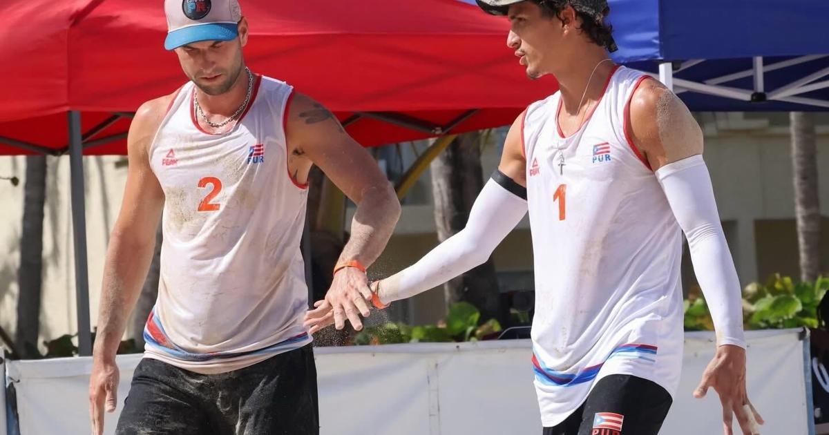 Puerto Rico sigue invicto en voleibol de playa masculino en Juegos CAC 2026