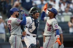 Imagen del artículo de El Vocero: VIDEO: Francisco Lindor abre con jonrón, remata con grand slam y los Mets aplastan a los Yankees