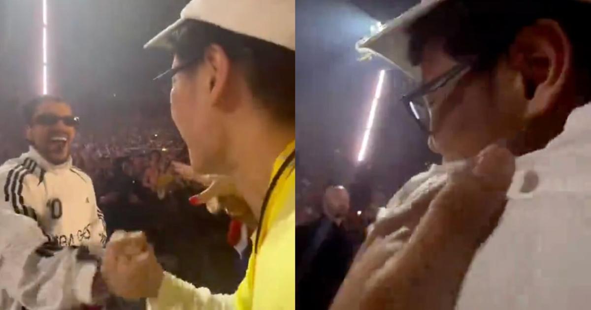 Fanático chino revela que aprendió español por Bad Bunny en concierto en Alemania