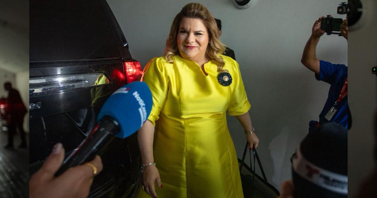 Jenniffer González llega al Capitolio para ofrecer su segundo Mensaje de Situación de Estado