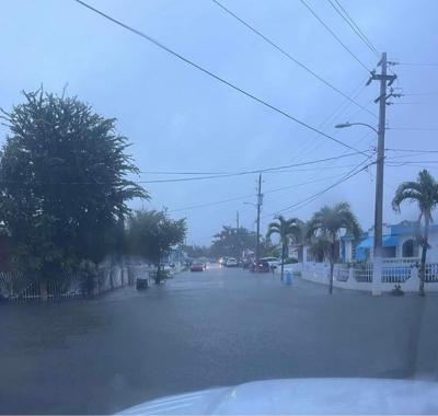 FOTOS: Caos en las carreteras tras fuertes lluvias en la Isla