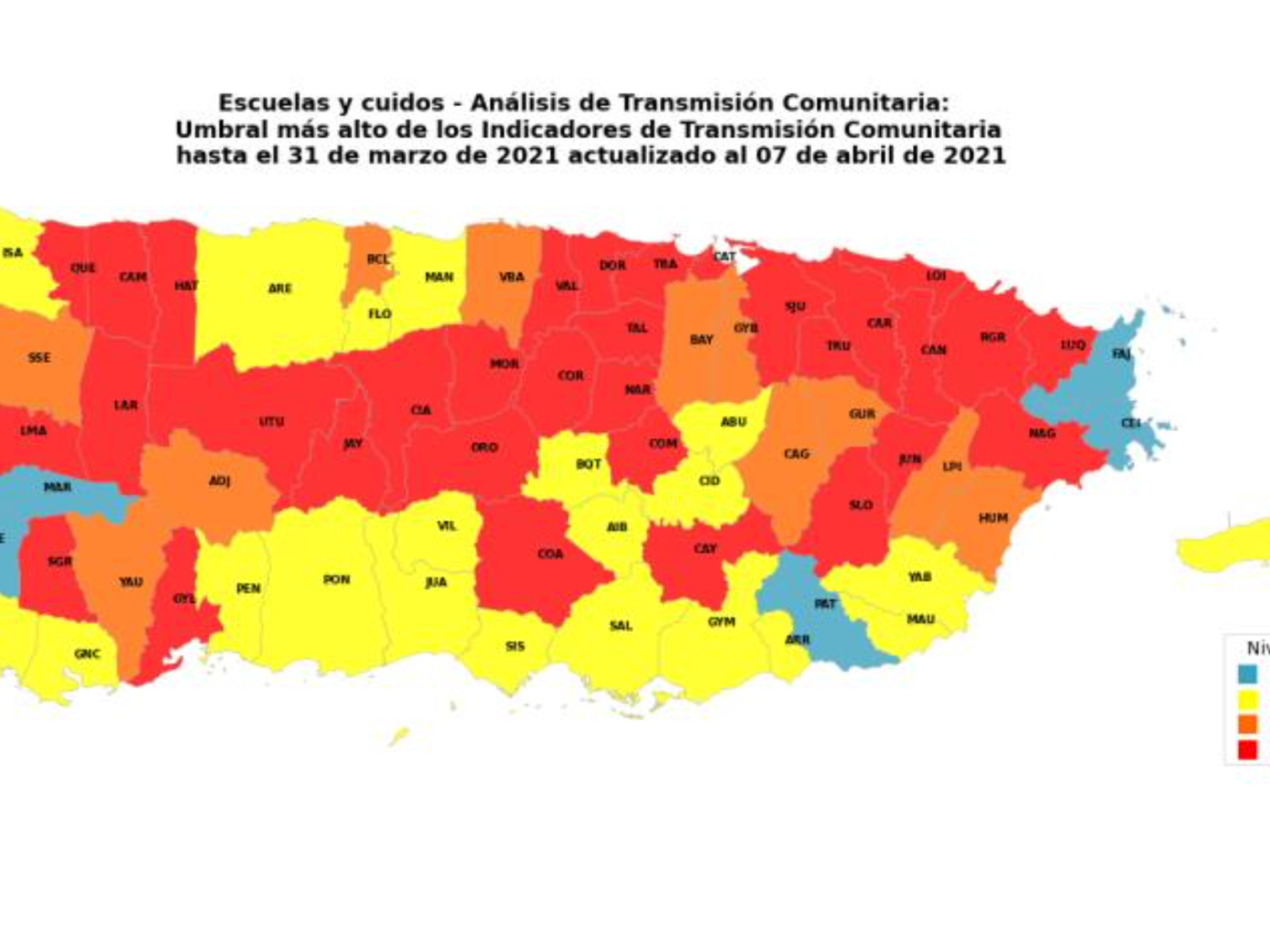 Estos Son Los 38 Pueblos Con Transmision Comunitaria Alta De Covid 19 Gobierno Elvocero Com Estos Son Los 38 Pueblos Con Transmision Comunitaria Alta De Covid 19 Gobierno Elvocero Com