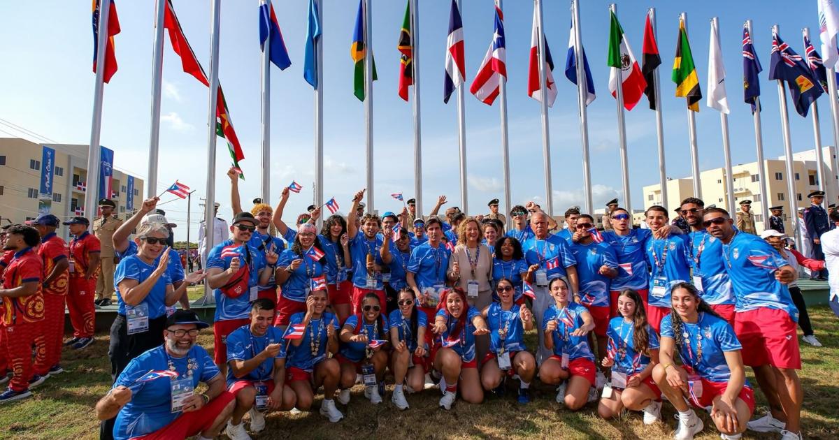 Puerto Rico desfila en la inauguración de los Juegos Centroamericanos y del Caribe Santo Domingo 2026