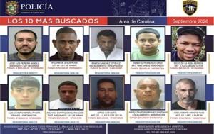 Imagen del artículo de El Vocero: Estos son los 10 fugitivos más buscados por la Policía en Carolina