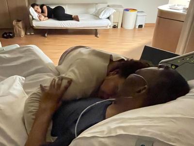 Conmovedora foto de Pelé con su hija: “Una noche más juntos”