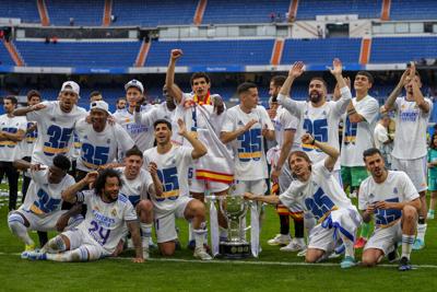 El Real Madrid se consagra como campeón de La Liga de España
