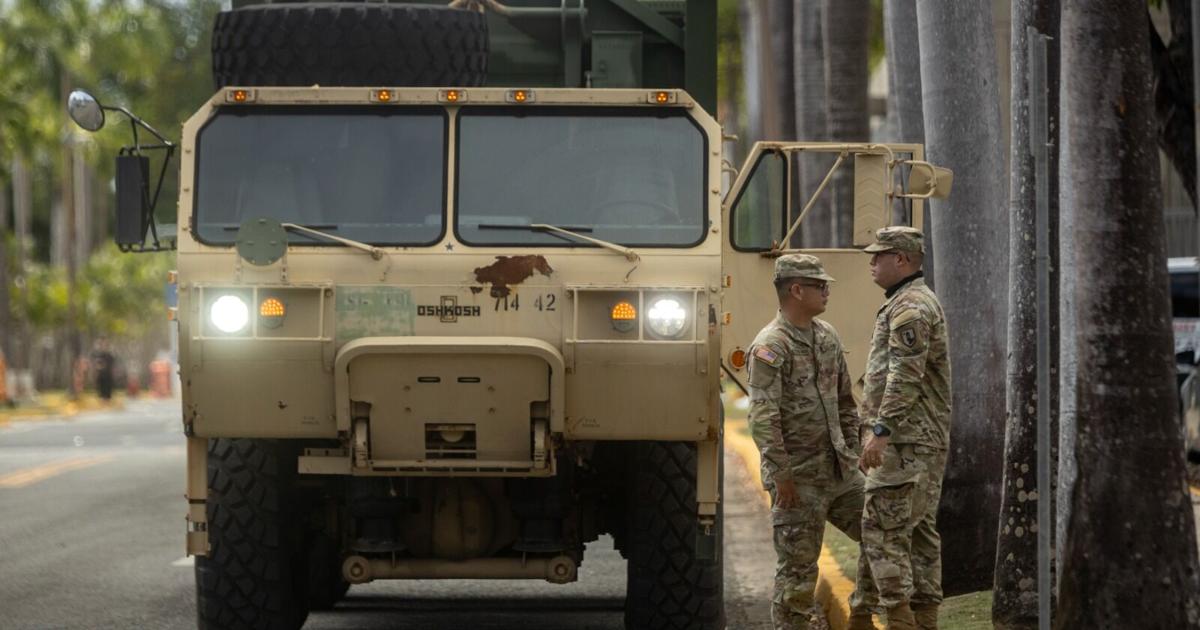 Guardia Nacional distribuye agua en San Juan, Bayamón y Guaynabo a costo de $4,000 diarios