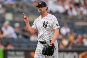 Imagen de la cobertura de: Yankees vencen a los Bravos en juego de Gerrit Cole y Chris Sale