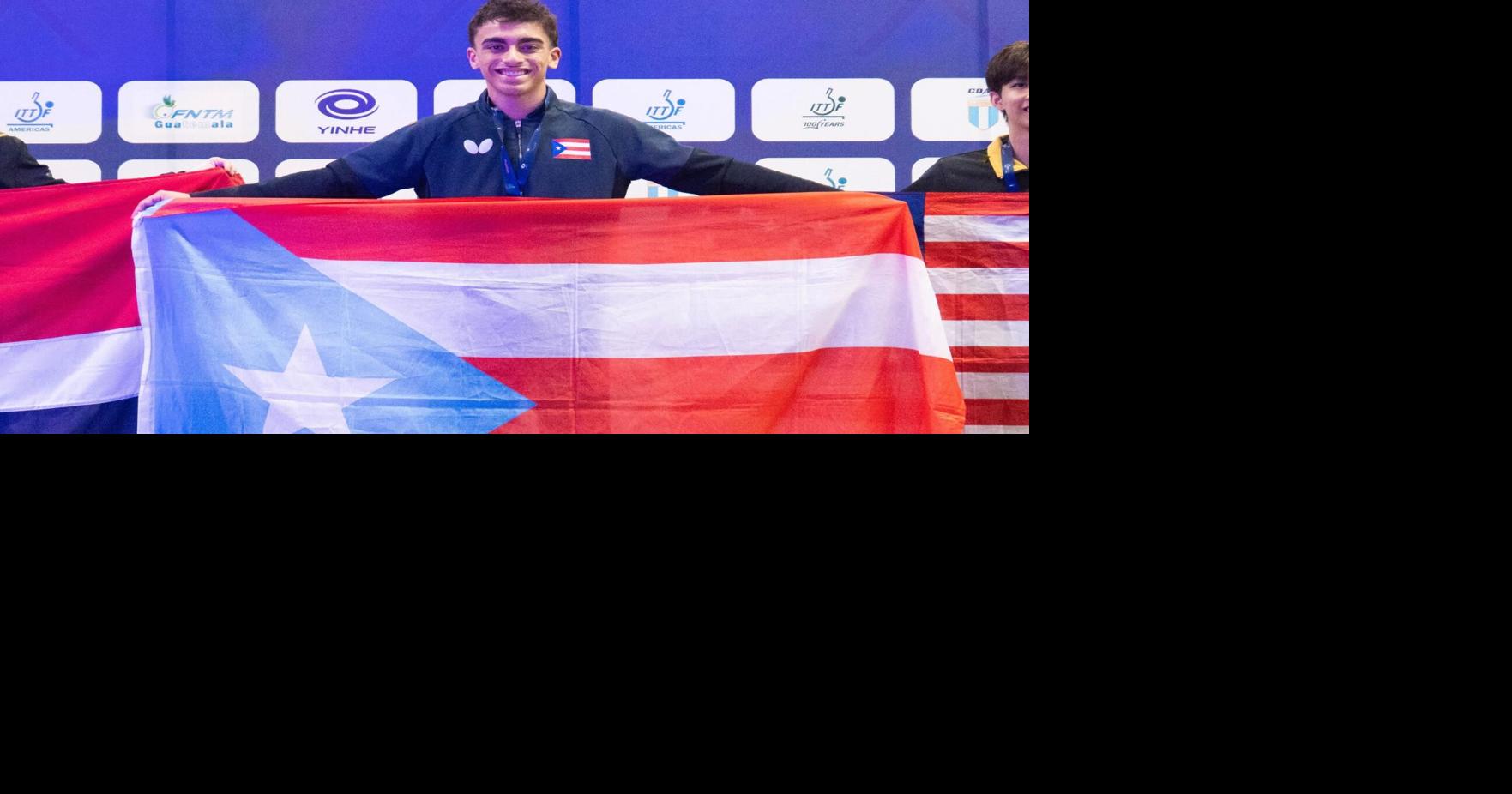 Steven Moreno, de 16 años, se corona campeón panamericano sub-19 de tenis de mesa