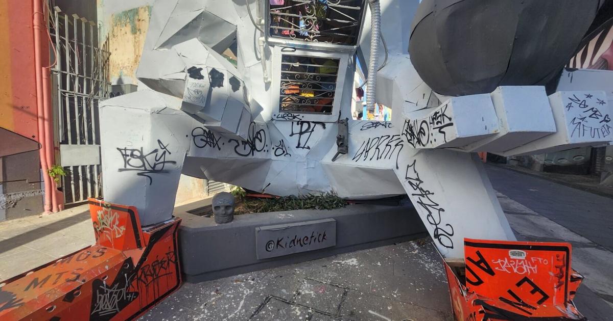 Radican cargos criminales por vandalismo a El Astronauta en Río Piedras