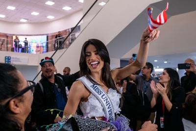 VÍDEO: Karla Guilfú regresa como ganadora a Puerto Rico