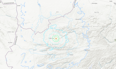 Dos sismos sacuden el occidente de Afganistán