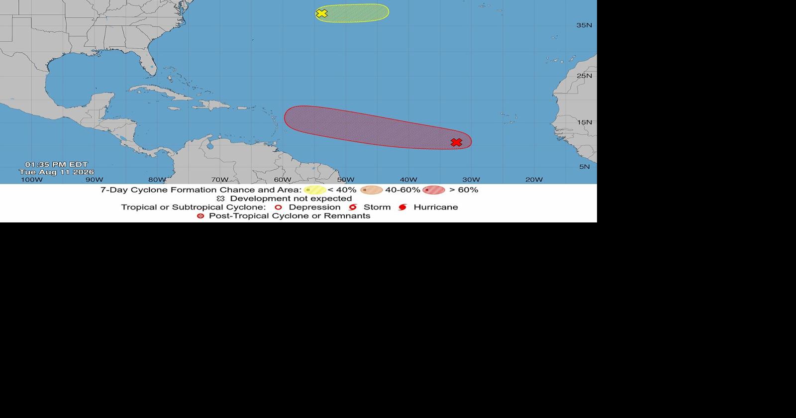 CNH vigila onda de Cabo Verde con probabilidad de convertirse en depresión tropical