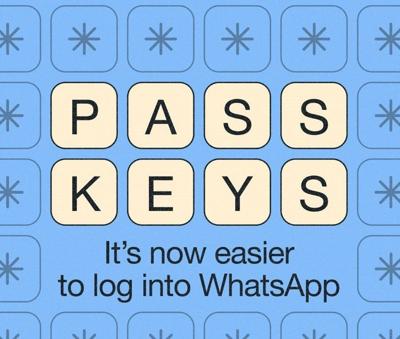 WhatsApp extiende el inicio de sesión con 'passkeys' a los dispositivos iOS