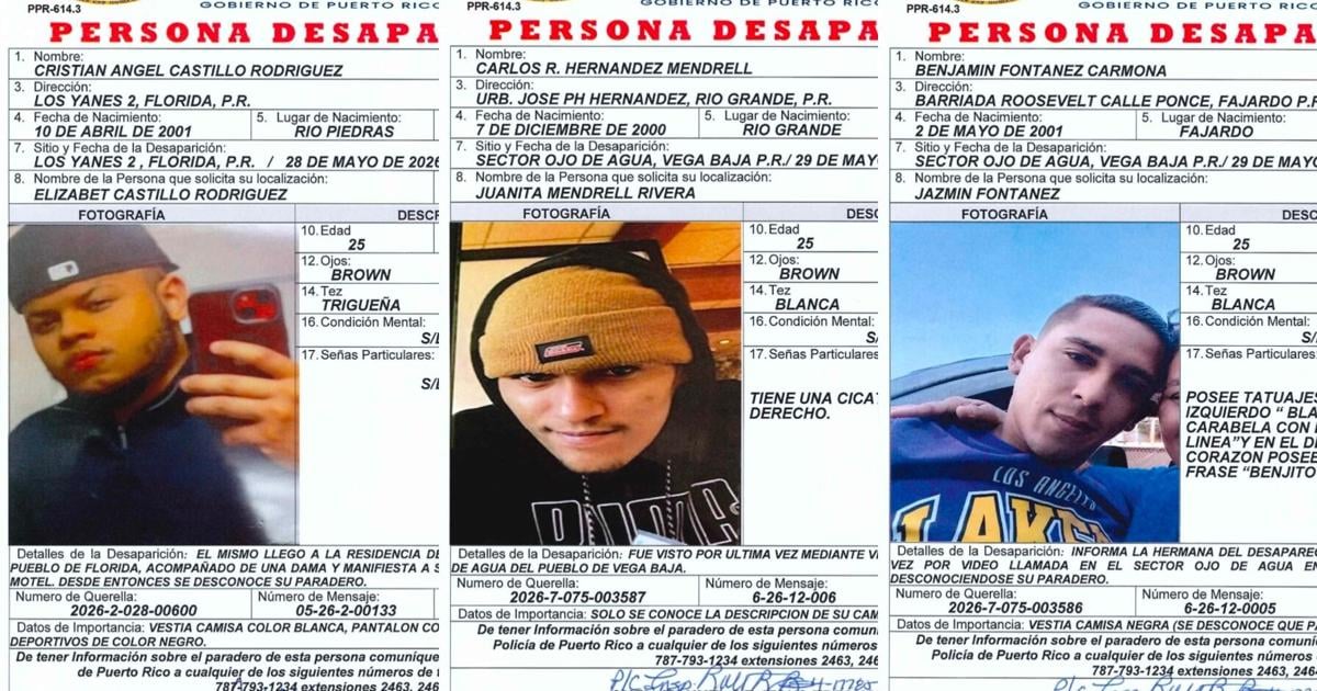 Se cumple un mes de la desaparición de tres jóvenes en Vega Baja sin rastro