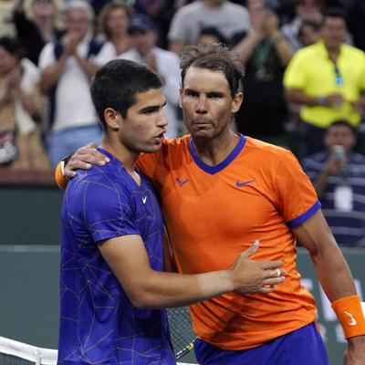 Carlos Alcaraz y Rafael Nadal consiguen un copo español en el ranking mundial de tenis