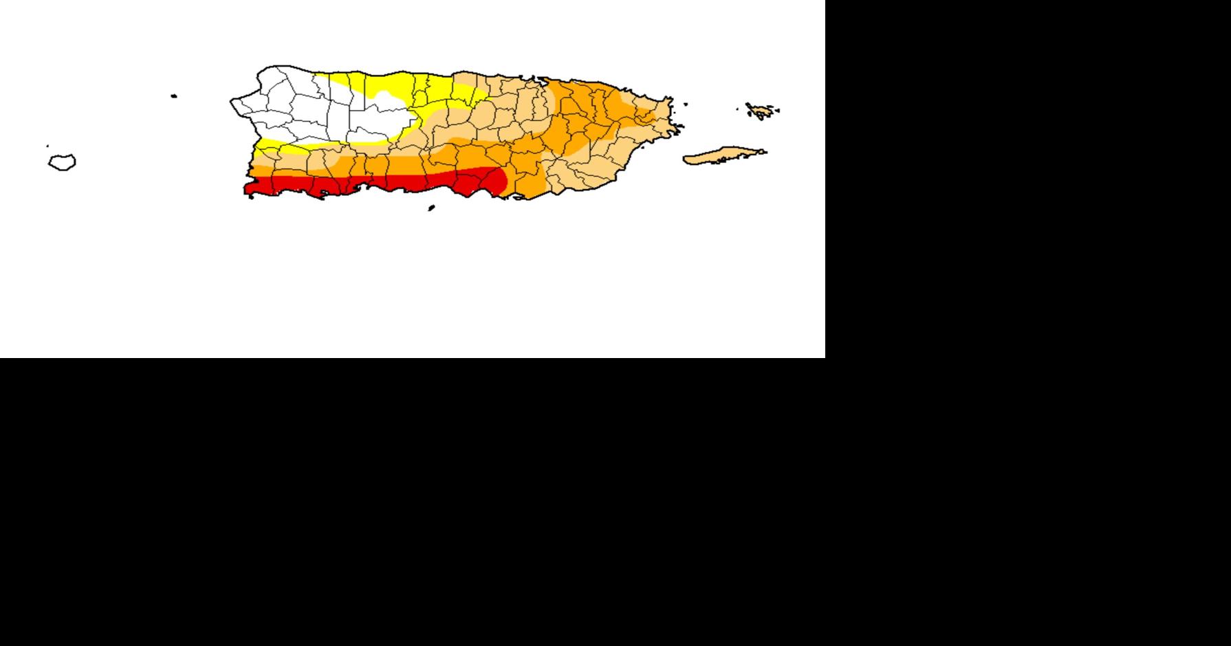 Sequía extrema en el sur: casi el 80% de Puerto Rico afectado y racionamiento de agua inminente