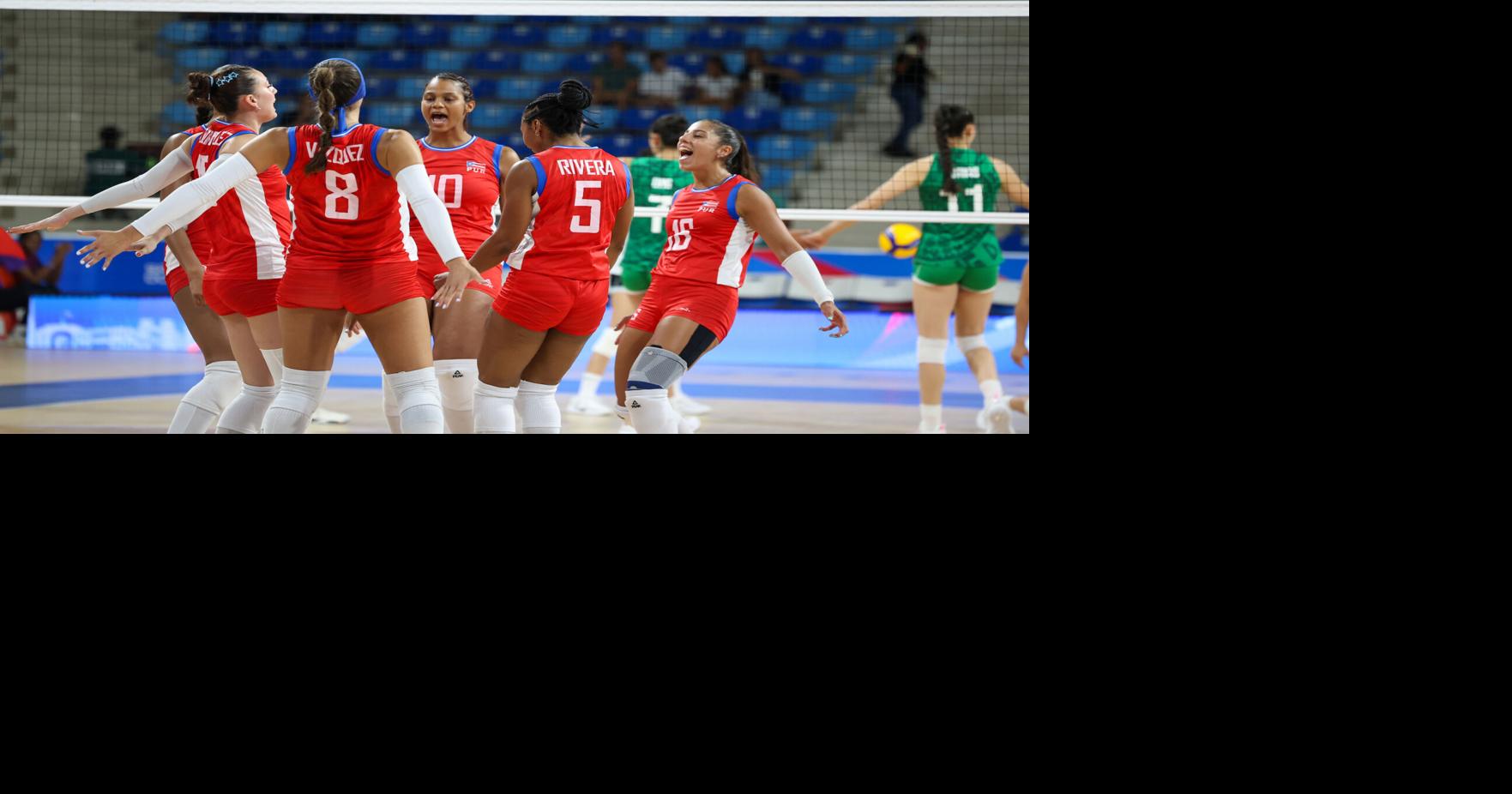 Sexteto femenino de Puerto Rico sigue invicto y choca con RD por el liderato