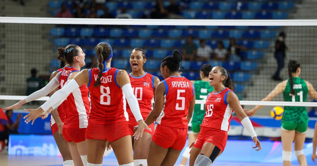 Sexteto femenino de Puerto Rico sigue invicto y choca con RD por el liderato