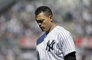 Imagen de la cobertura de: Nueva lesión de Giancarlo Stanton pone en duda su regreso con los Yankees
