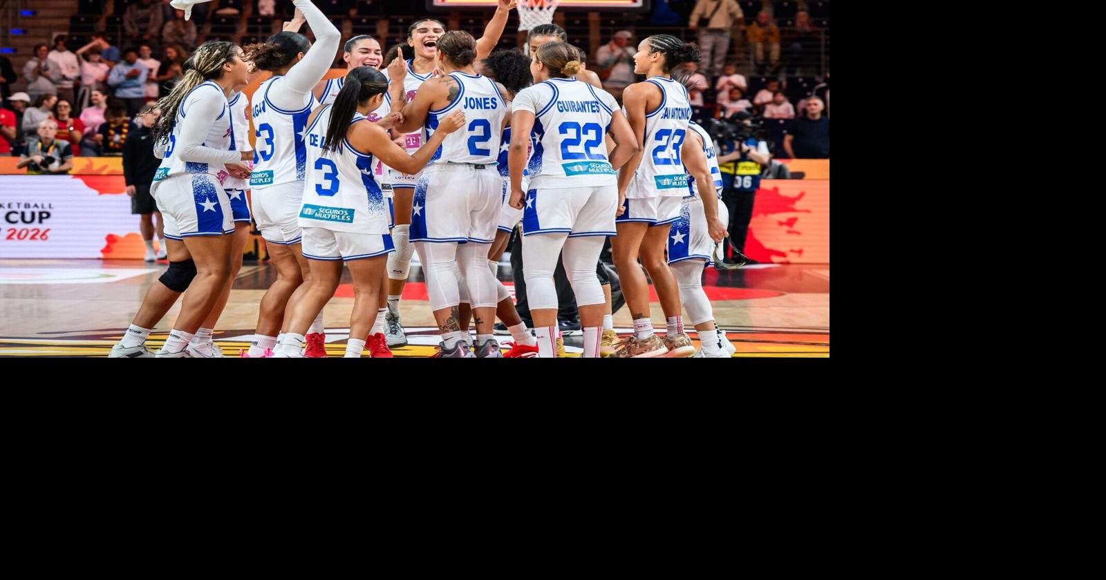 Puerto Rico remonta ante Turquía 75-71 y avanza a cuartos de final del Mundial Femenino FIBA