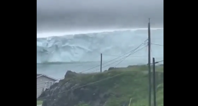 VÍDEO: Iceberg masivo sorprende a residentes de Canadá tras pasar frente a la costa de Terranova