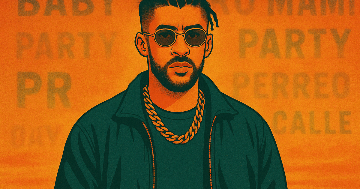 IA analiza más de 100 canciones de Bad Bunny y revela sus 22 palabras más usadas