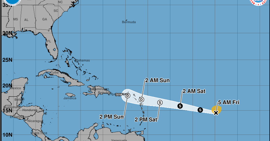 Tormenta tropical Dolly se debilitaría antes del Caribe, pero traería lluvias a Puerto Rico
