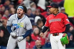 Imagen de la cobertura de: Los Rays toman ventaja 3-2 sobre Cleveland en la Serie de Campeonato de la Americana
