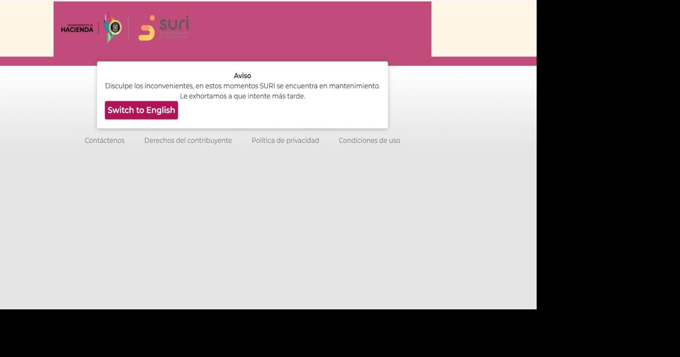 Reportan fallas en SURI tras reflejarse balances del alivio contributivo