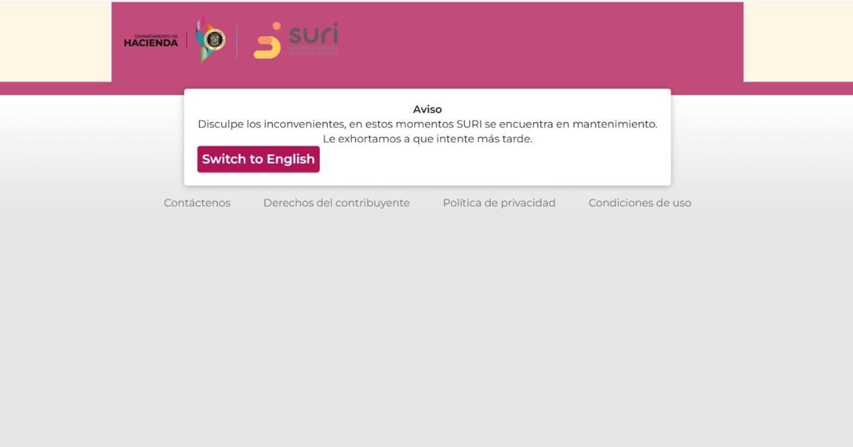 Reportan fallas en SURI tras reflejarse balances del alivio contributivo