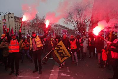 Protesta en Francia: trabajadores rechazan una reforma a la jubilación