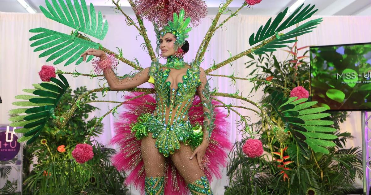 FOTOS: Jennifer Barreto presenta traje típico inspirado en el Moriviví