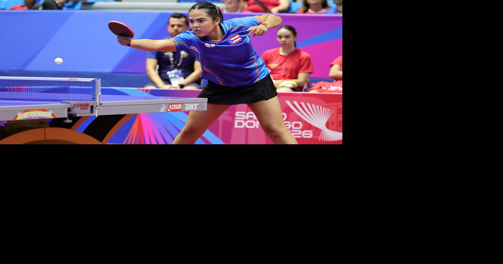 Puerto Rico asegura final dorada y plateada en dobles mixtos de tenis de mesa
